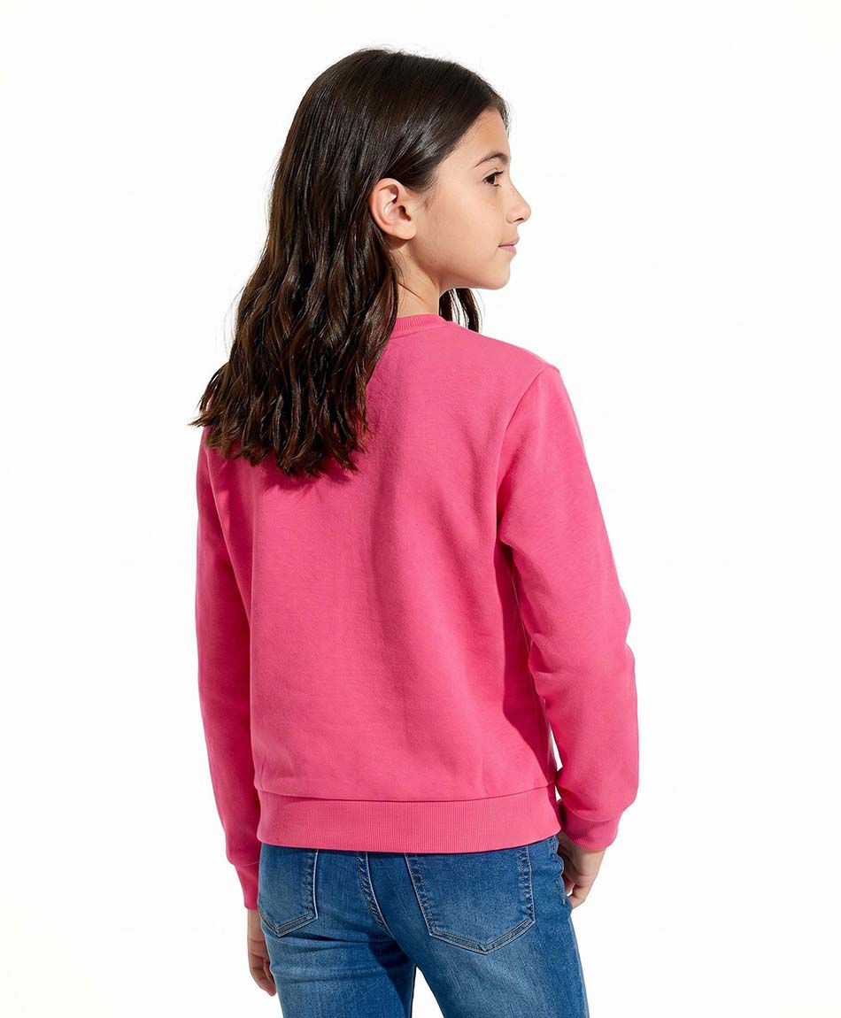 Buzo ni&ntilde;a liso fucsia