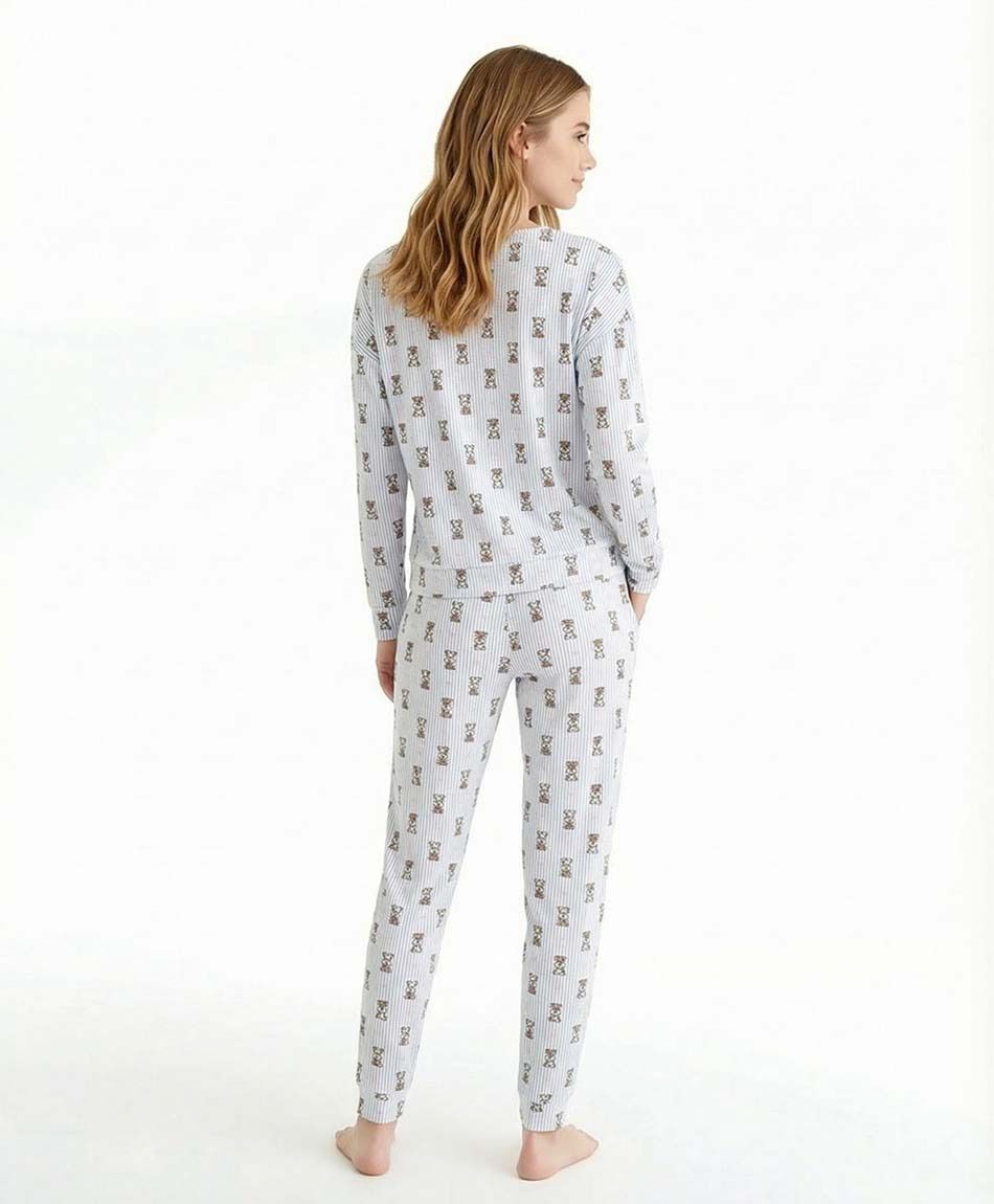 Pijama mujer rayas dog fantas&iacute;a