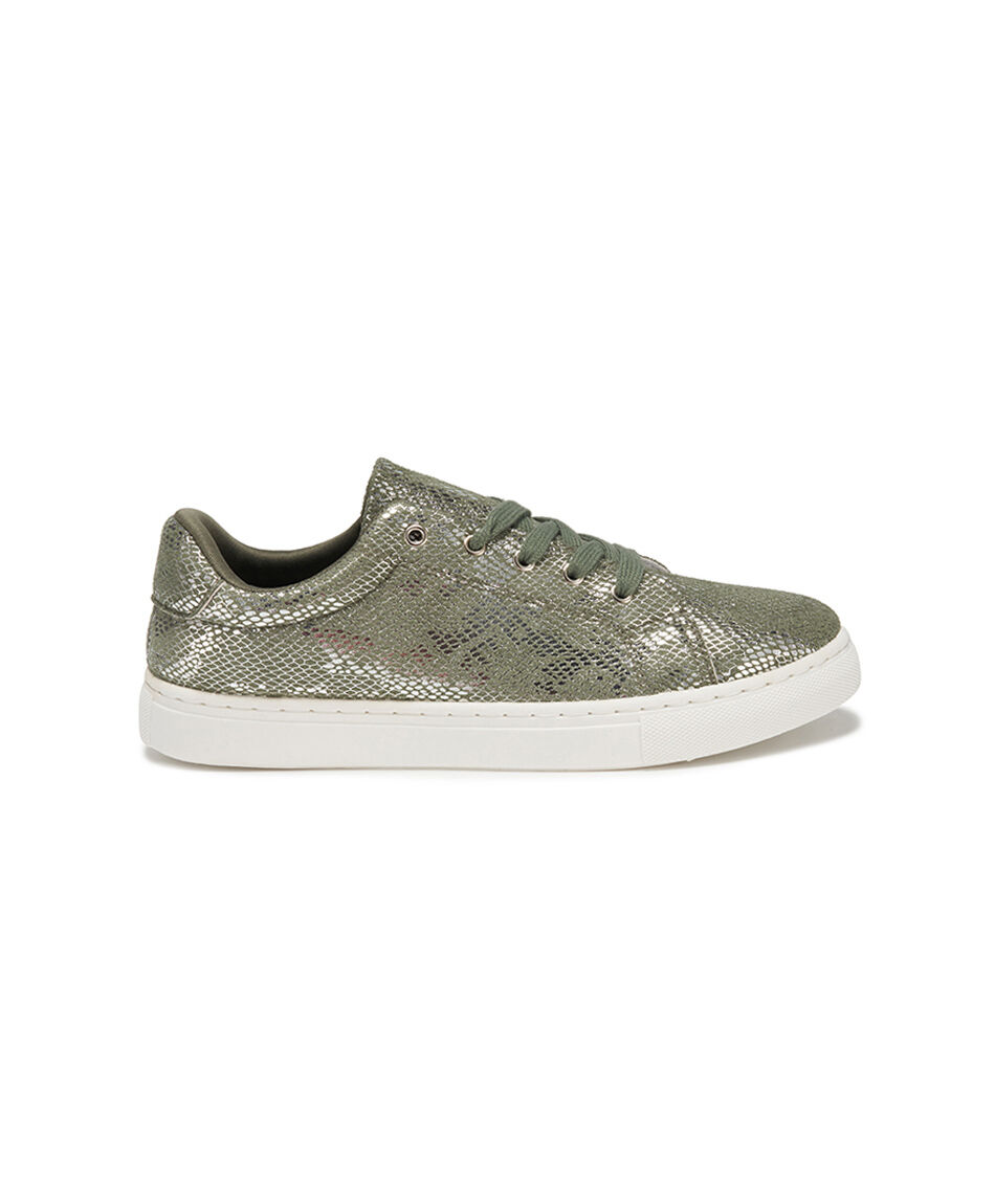 Zapatilla mujer menta silver