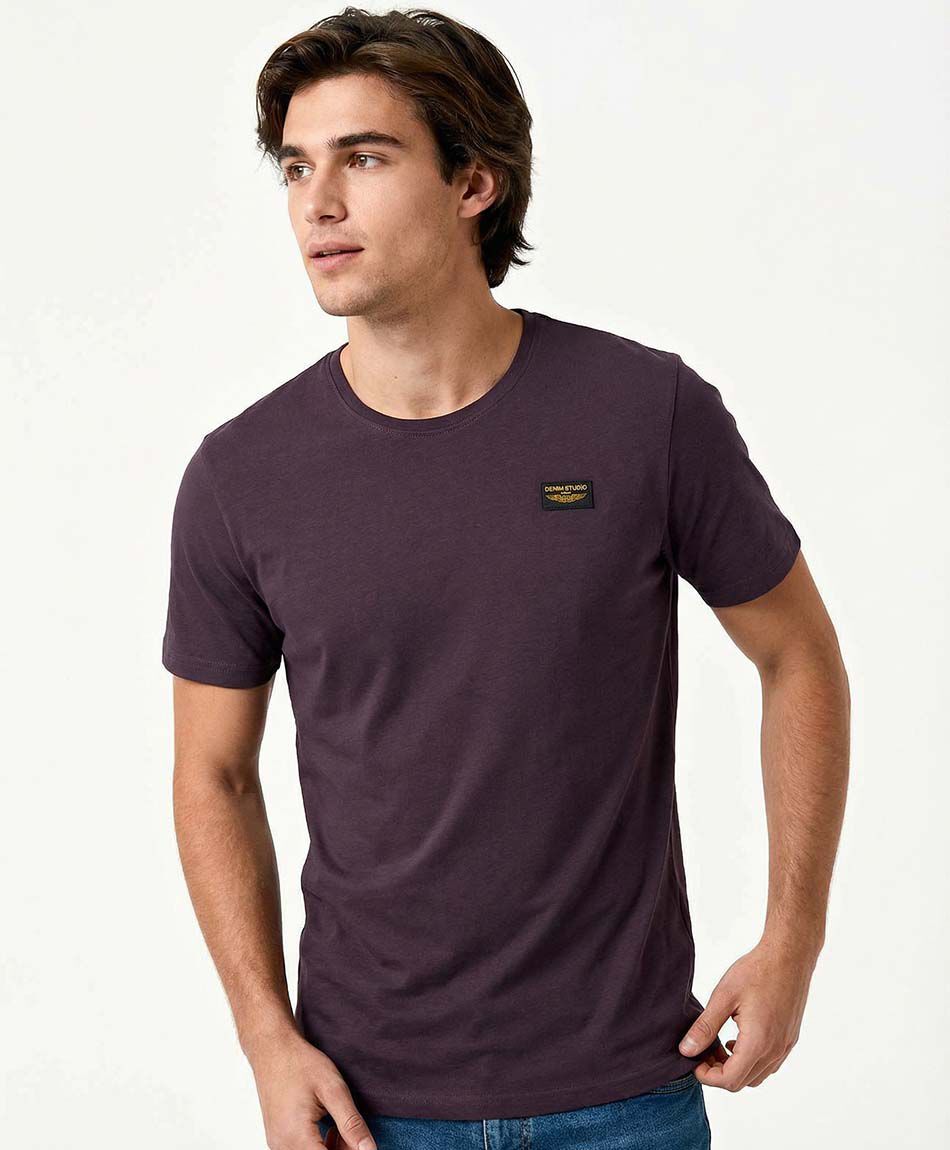 Remera hombre lisa denim studio