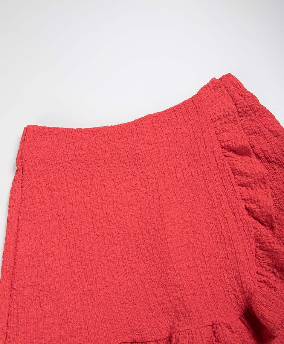 Pollera ni&ntilde;a short textura