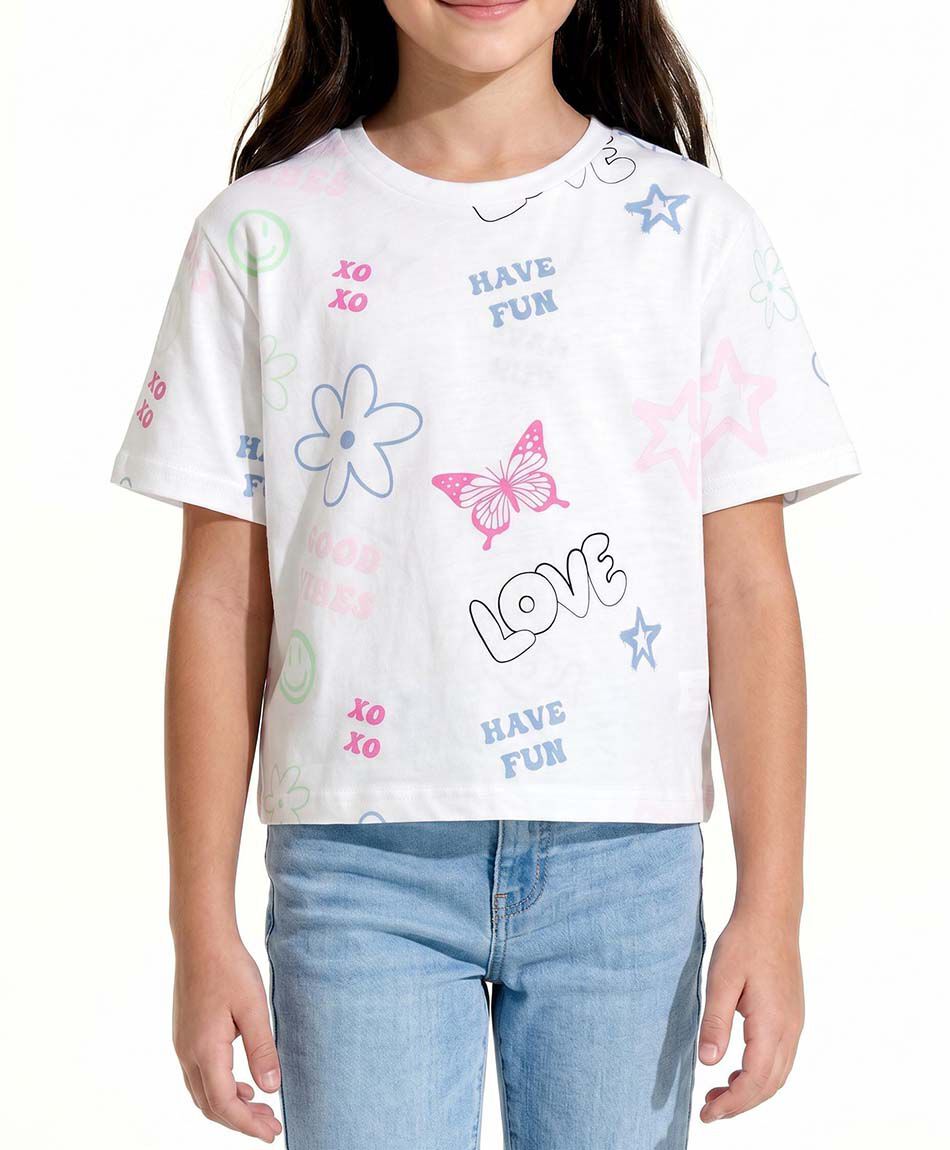 Remera ni&ntilde;a dibujos