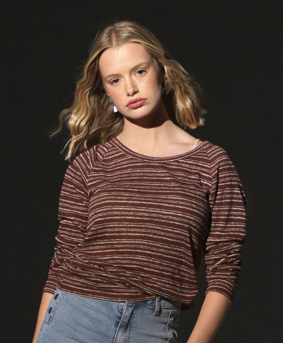 Remera mujer l&iacute;neas vintage