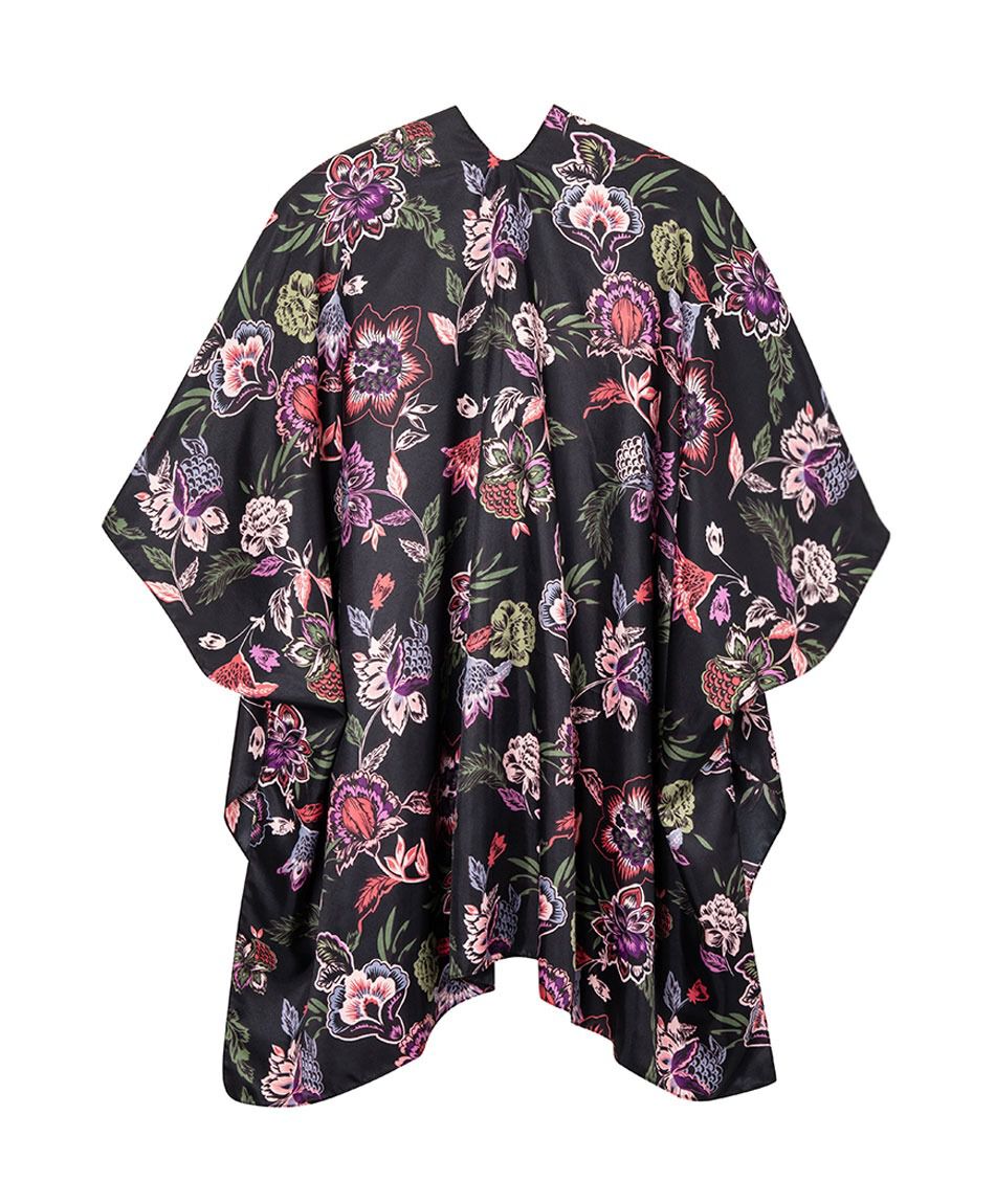 Pareo mujer floreado estilo sat&iacute;n