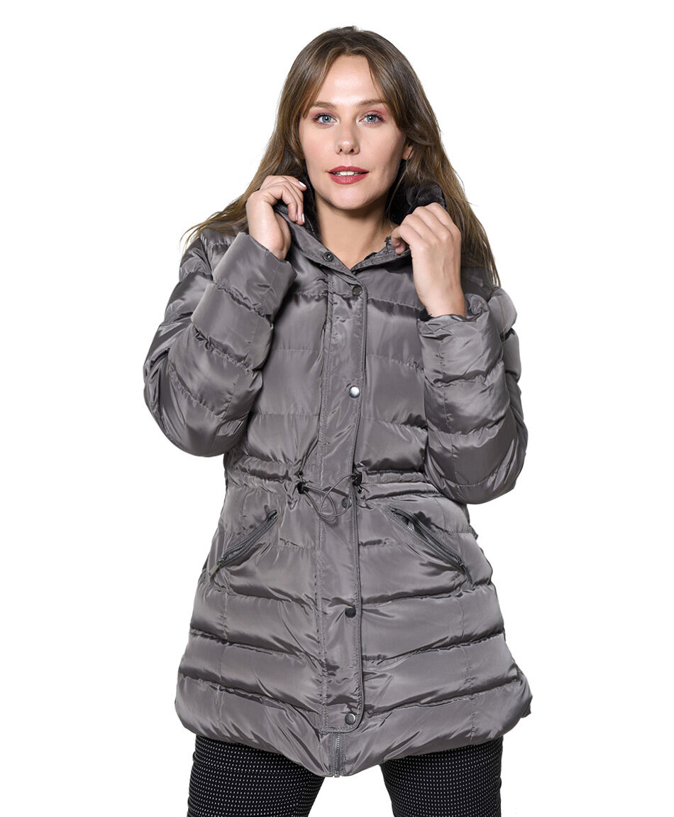 Parka detalle cintura