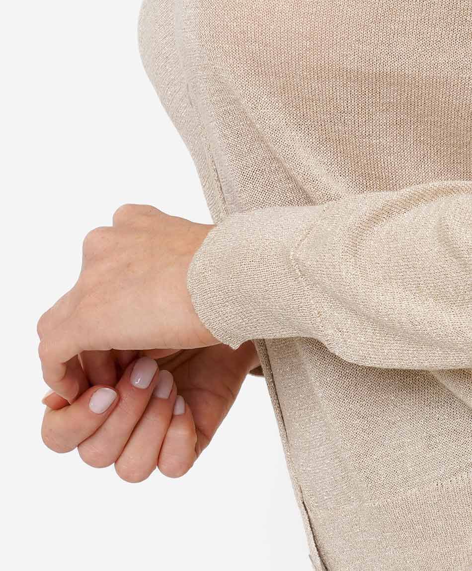 Cardigan mujer lurex