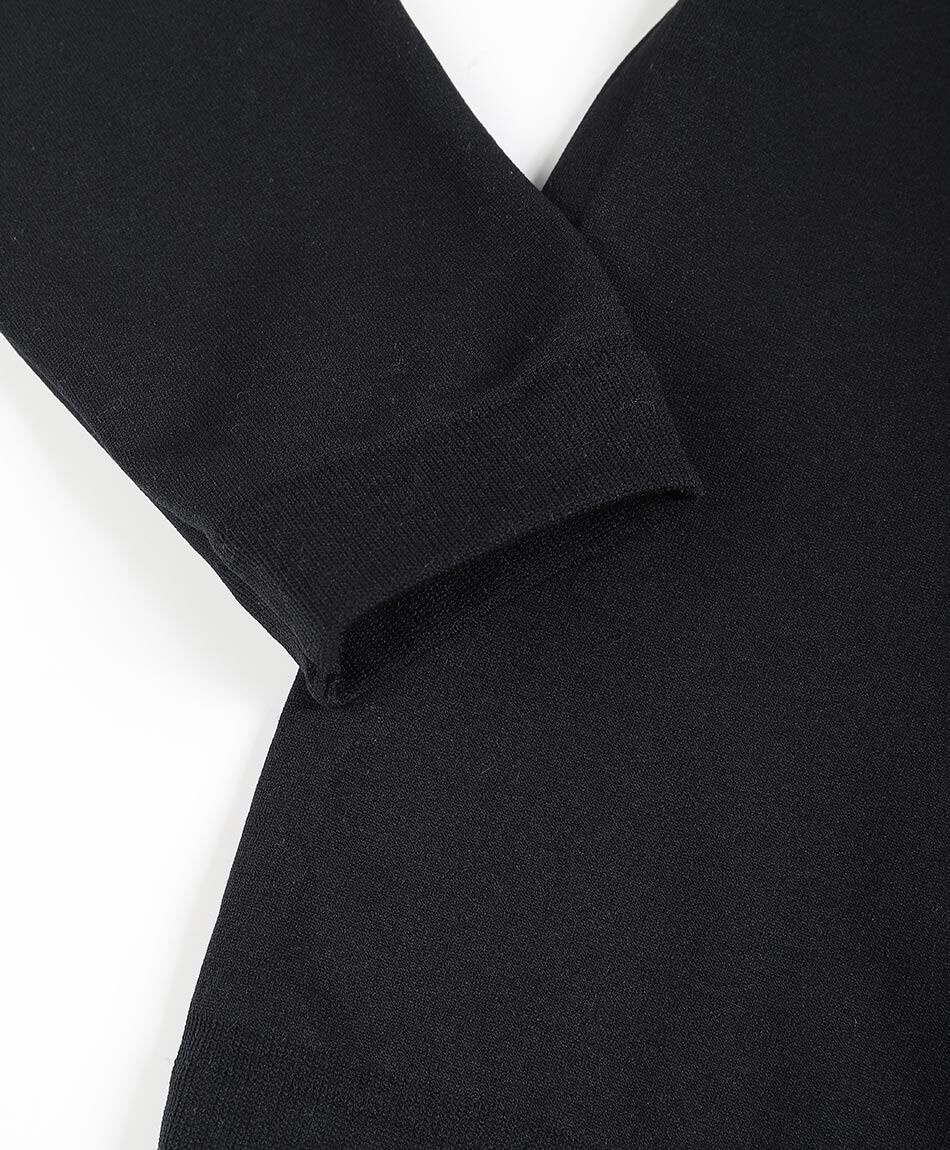 Camiseta mujer polar lisa black