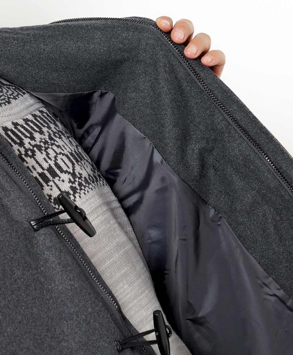 Chaqueta hombre montgomery gris