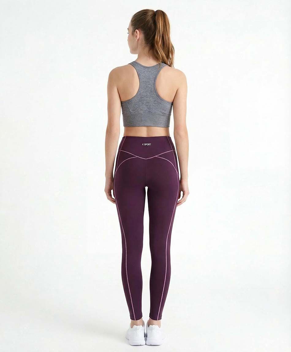 Calza deportiva mujer piping