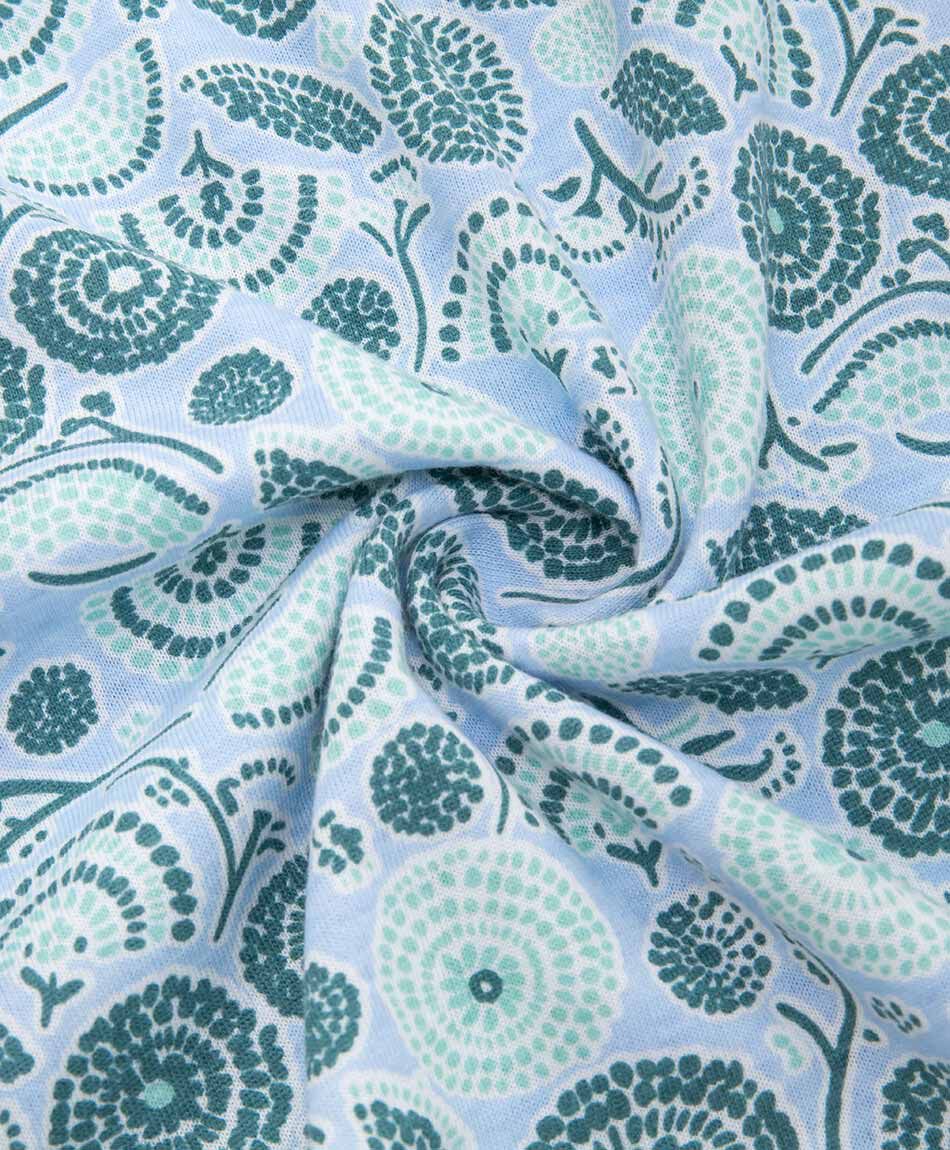 Pijama mujer sin mangas celeste