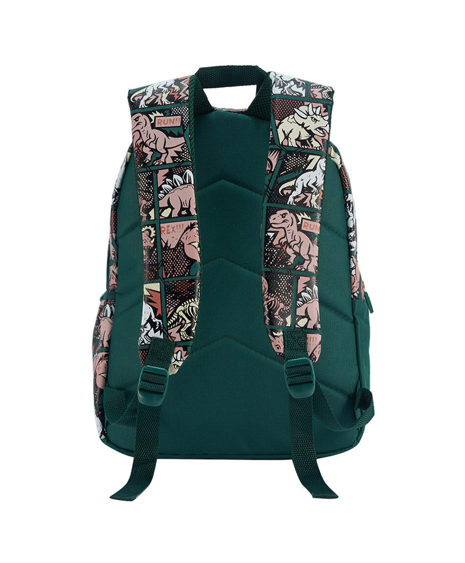 Pack mochila y accesorios escolar dinosaurio