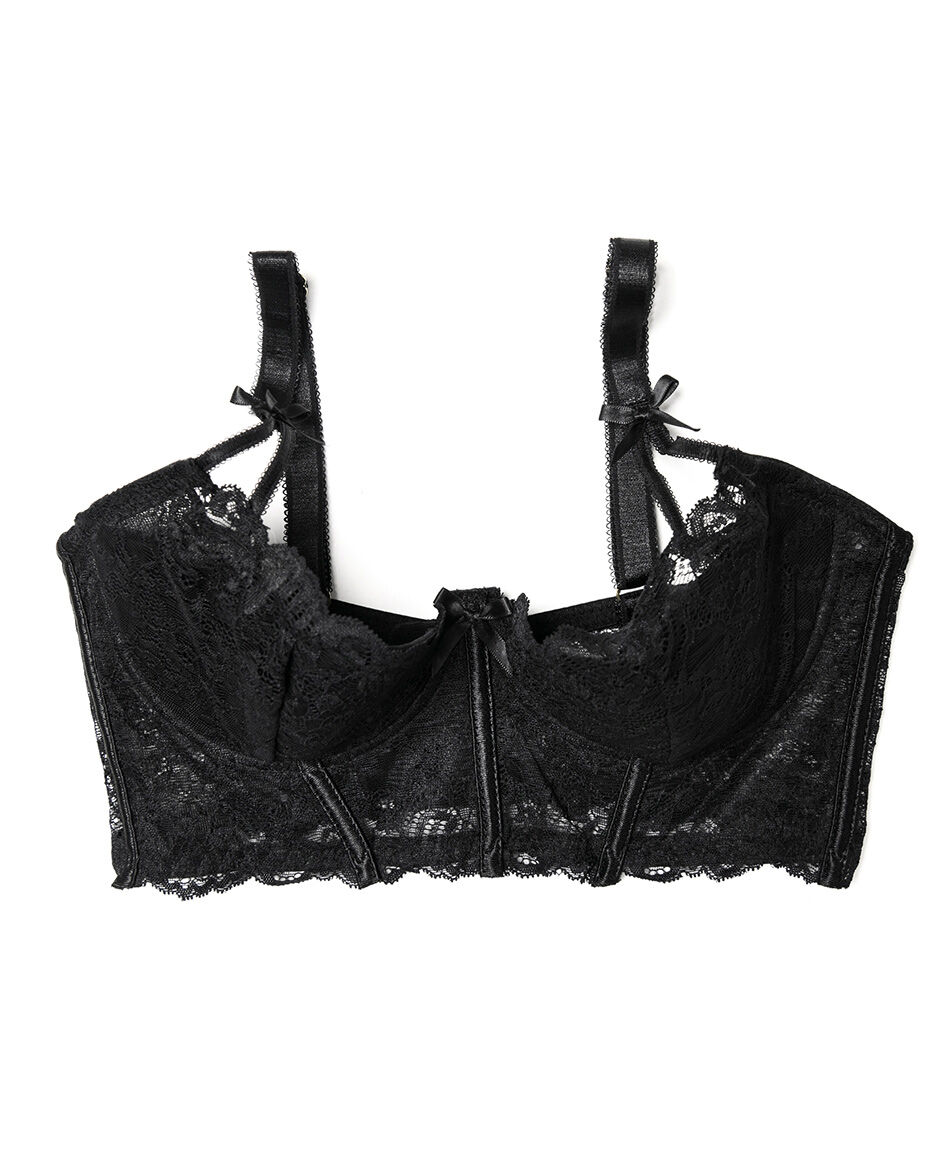 Corpi&ntilde;o mujer corset full encajes