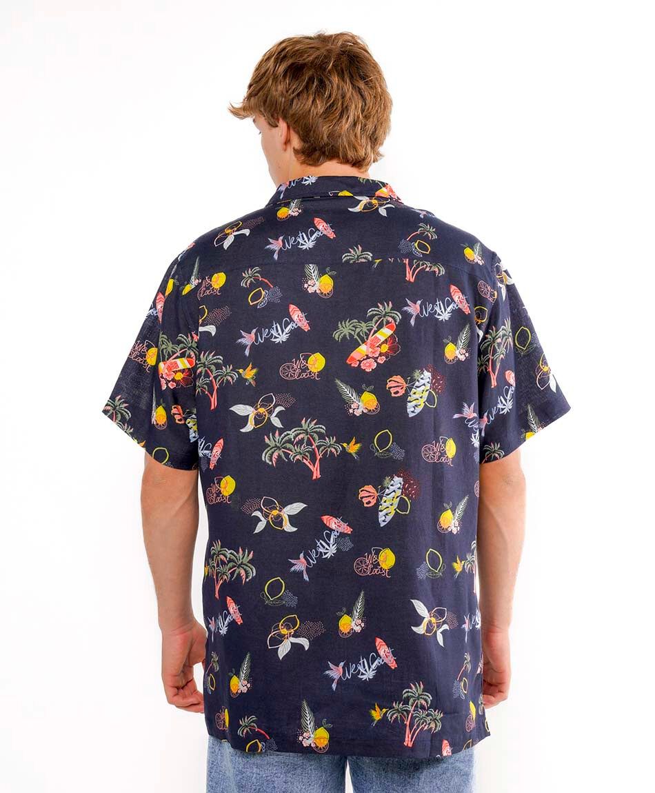 Camisa hombre print verano