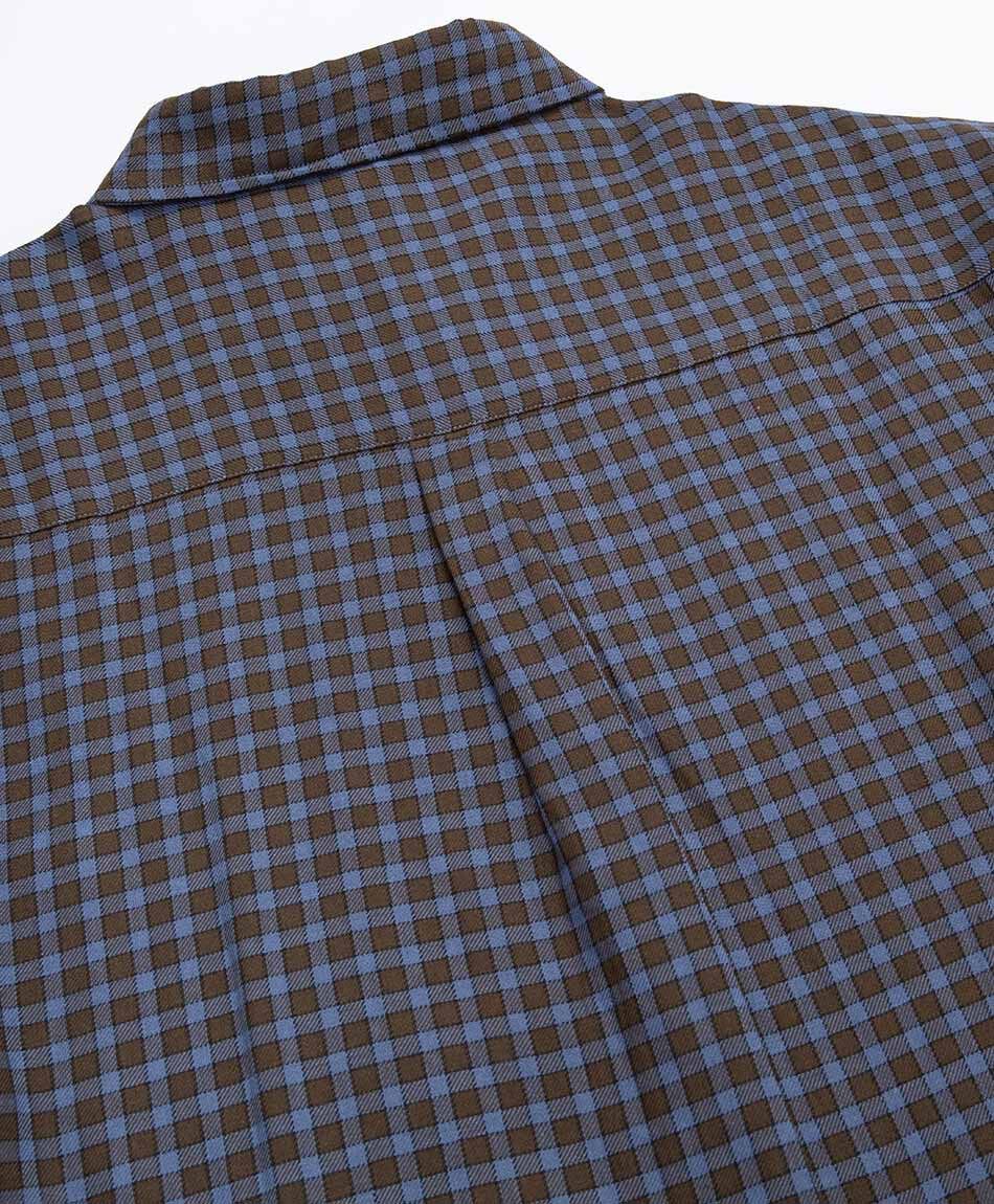 Camisa hombre cuadros manga corta