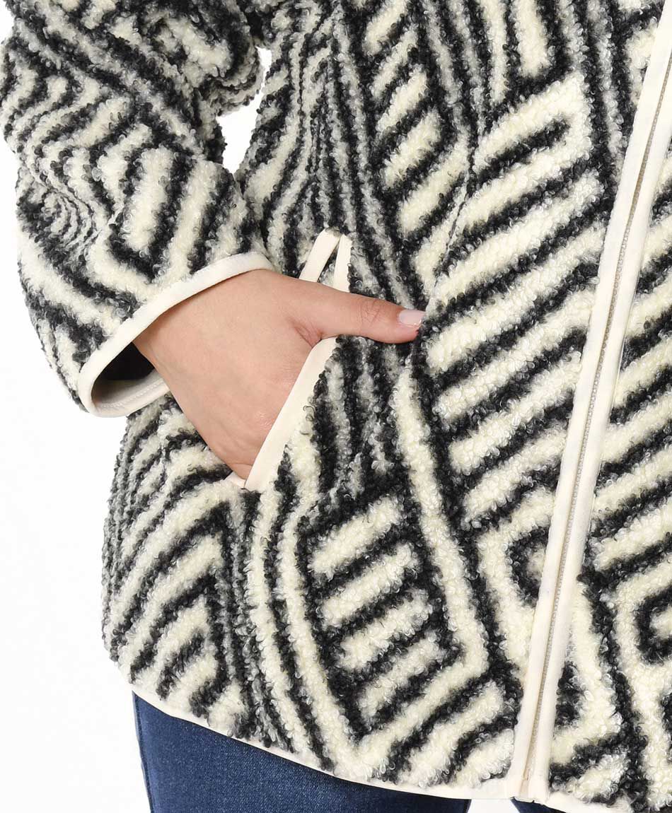 Chaqueta mujer bicolor