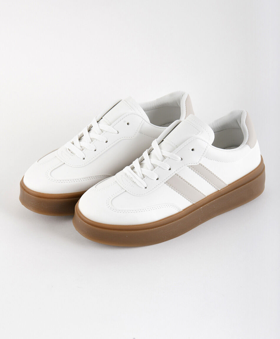 Zapatilla mujer vintage white