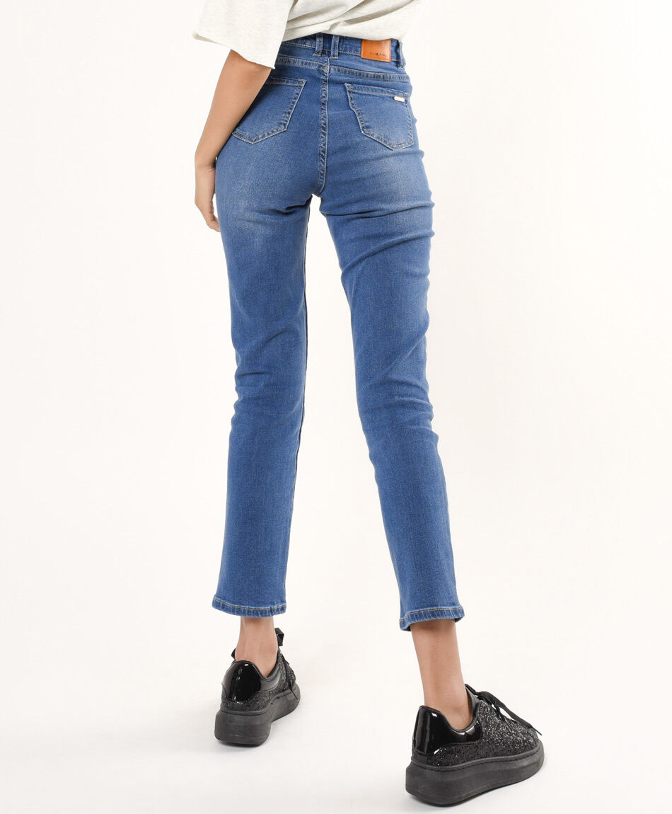 Jeans mujer desgastado skinny fit