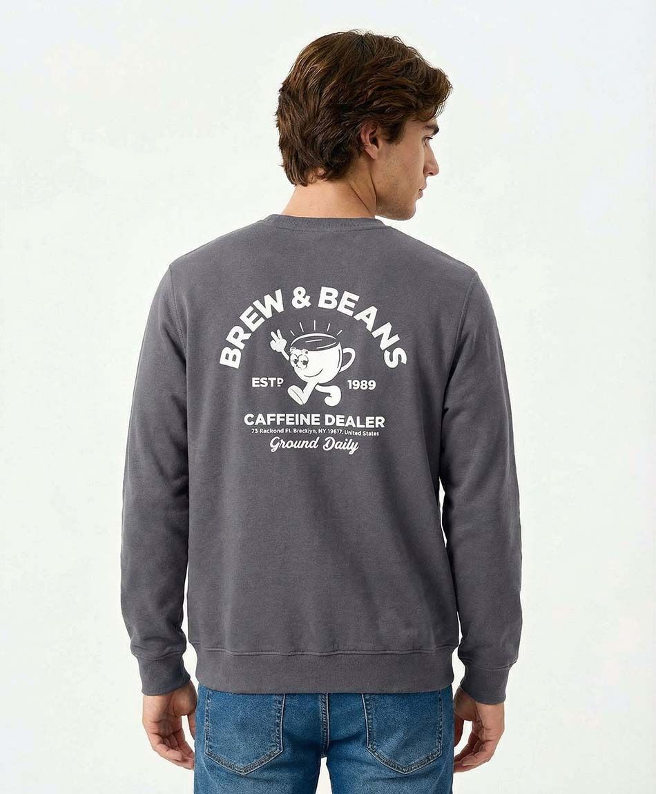 Buzo hombre doble print taza