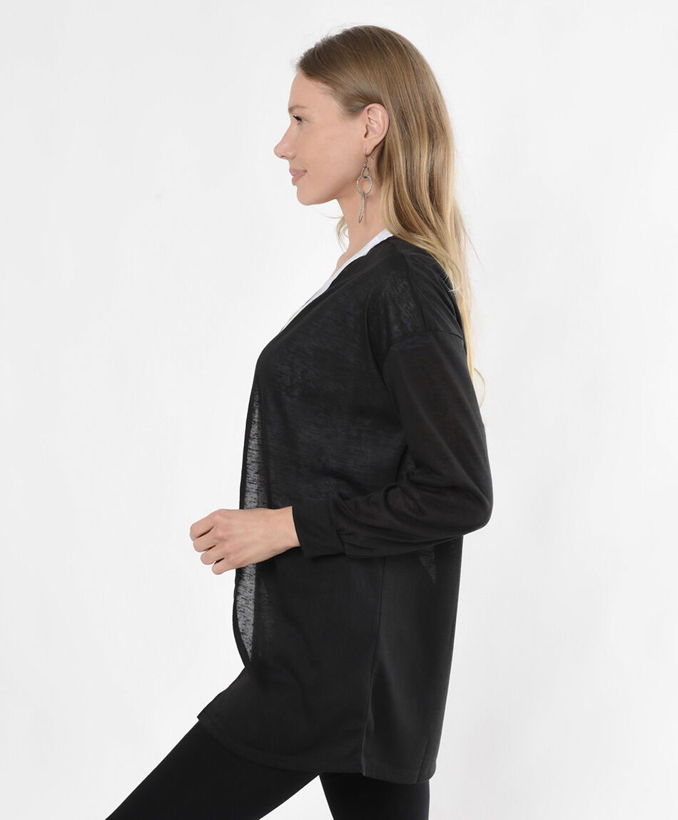 Cardigan mujer largo