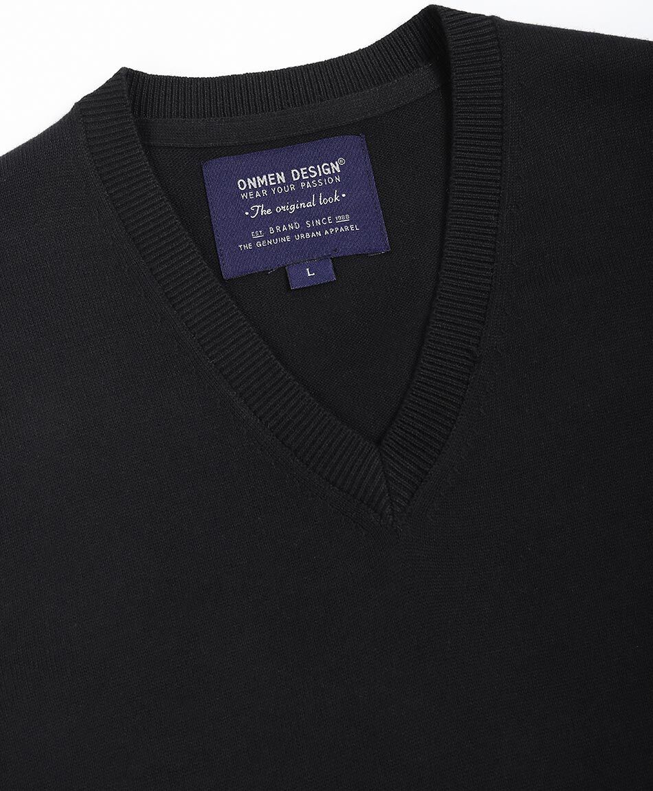 Sweater hombre sin mangas negro