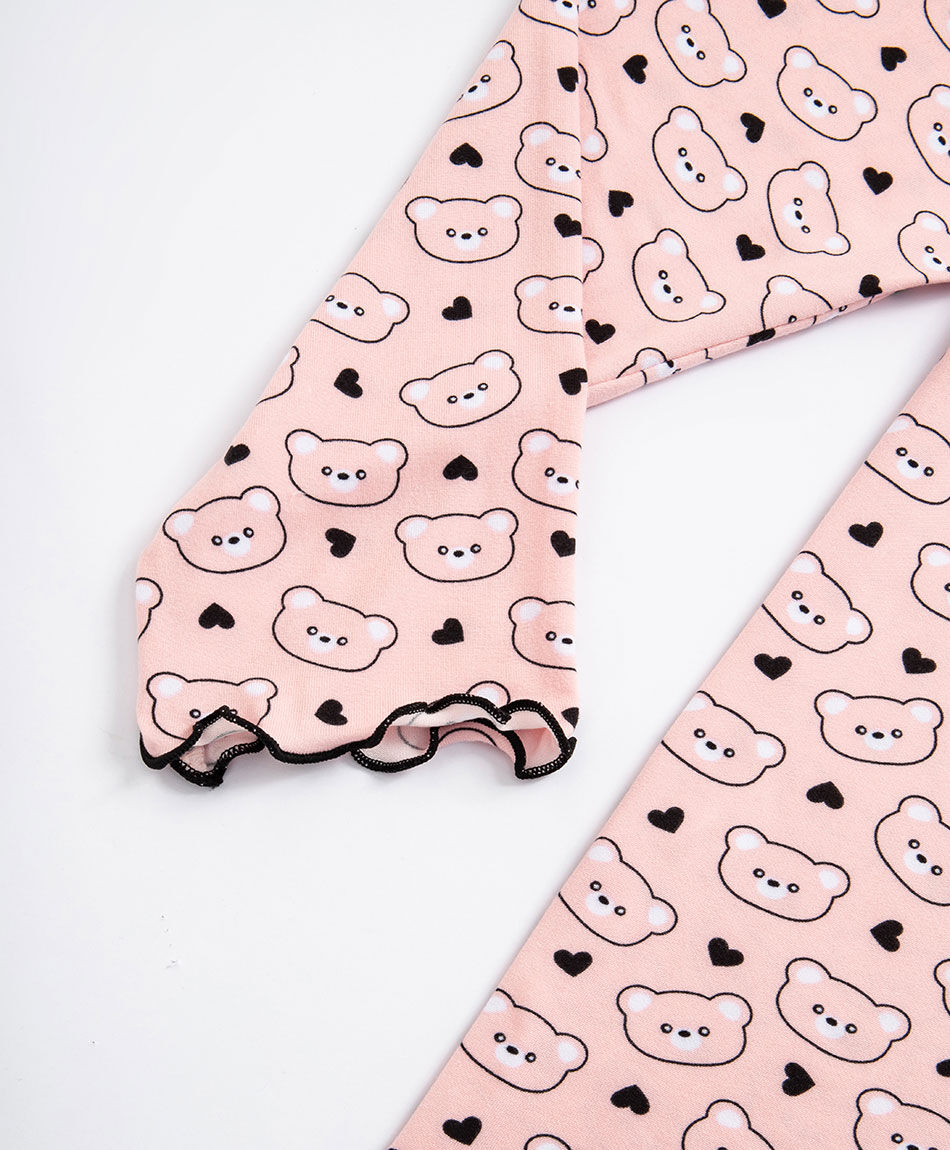 Camisola mujer osito botones