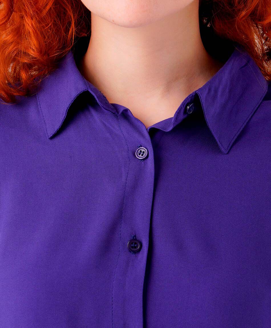 Camisa mujer camisera lazo