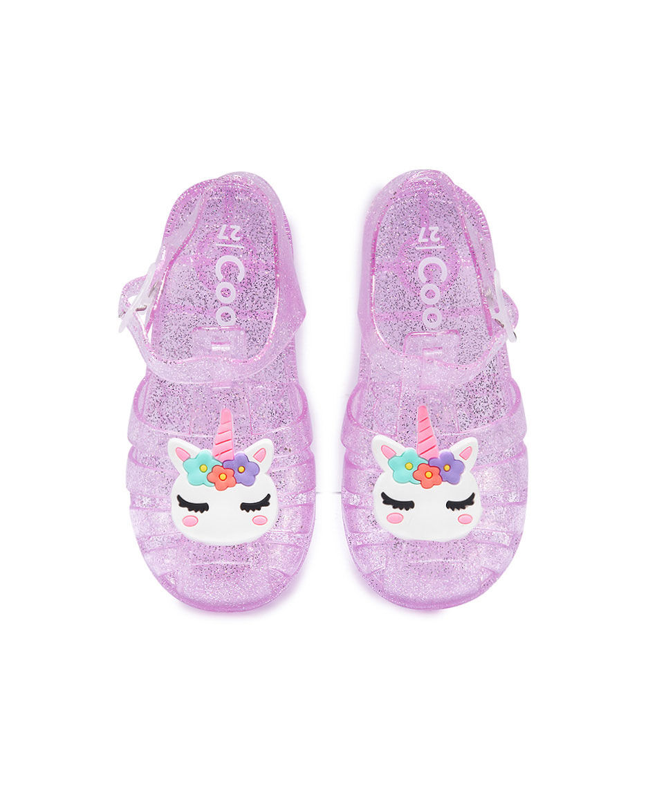 Sandalia infantil (24 a 29) unicornio