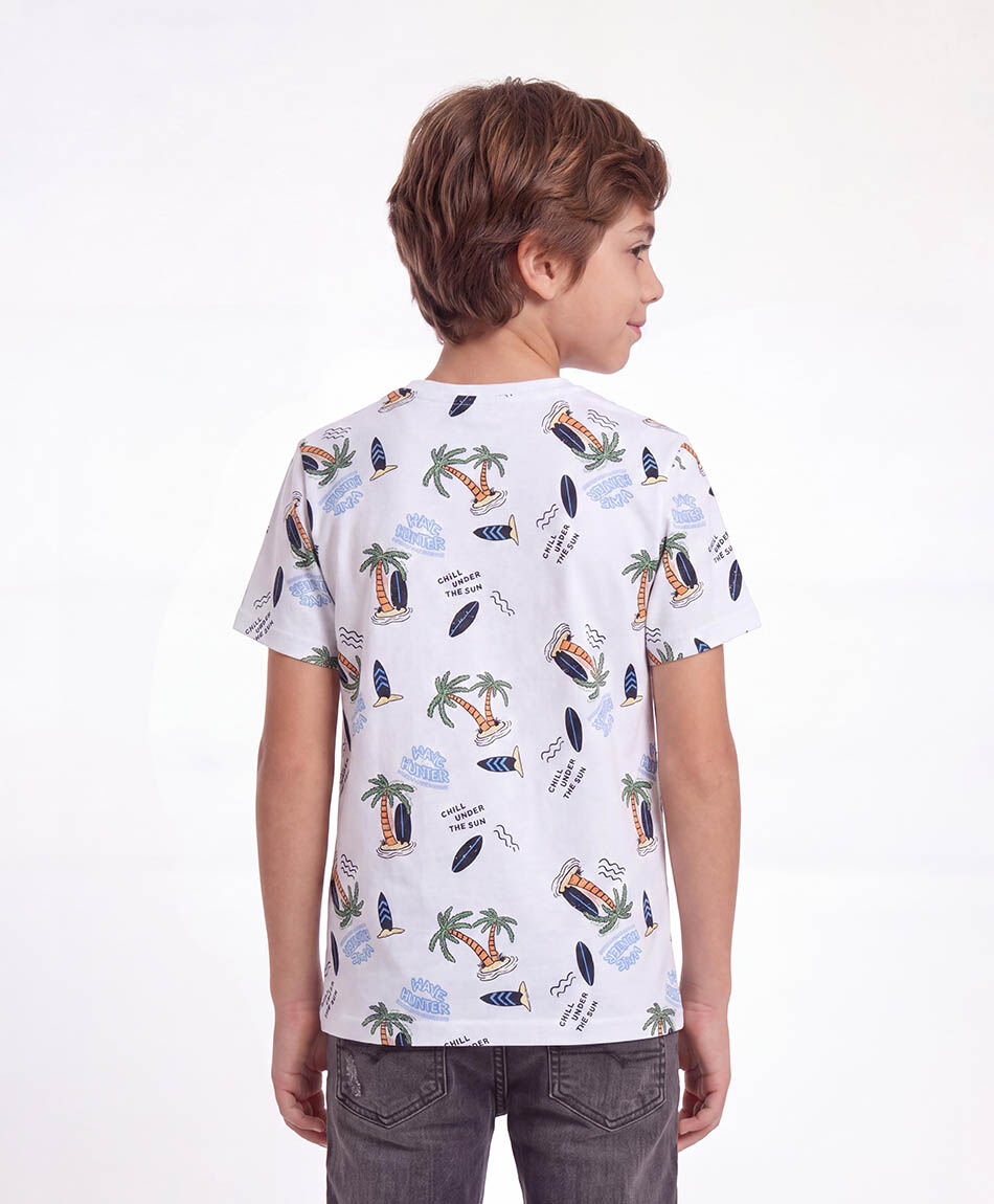Remera nino islas surf