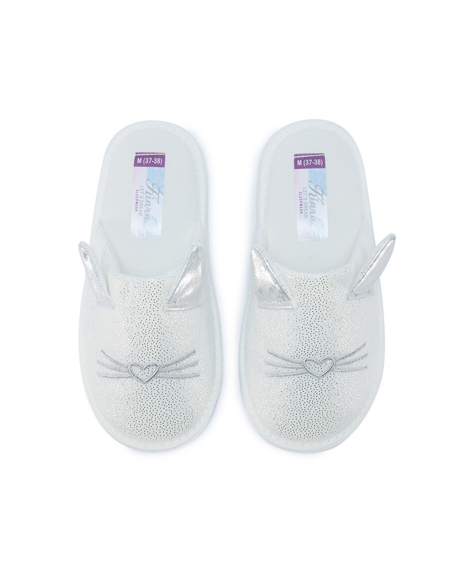 Pantufla mujer cat face