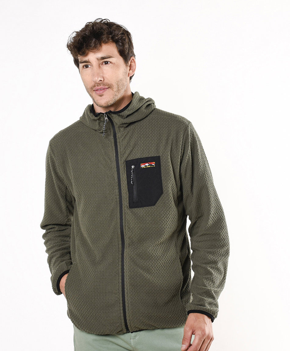 Buzo hombre outdoor textura
