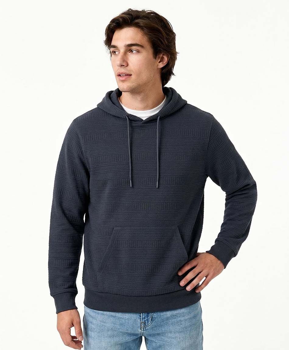 Buzo hombre con capucha navy
