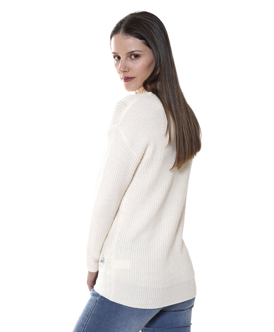 Sweater desagujado