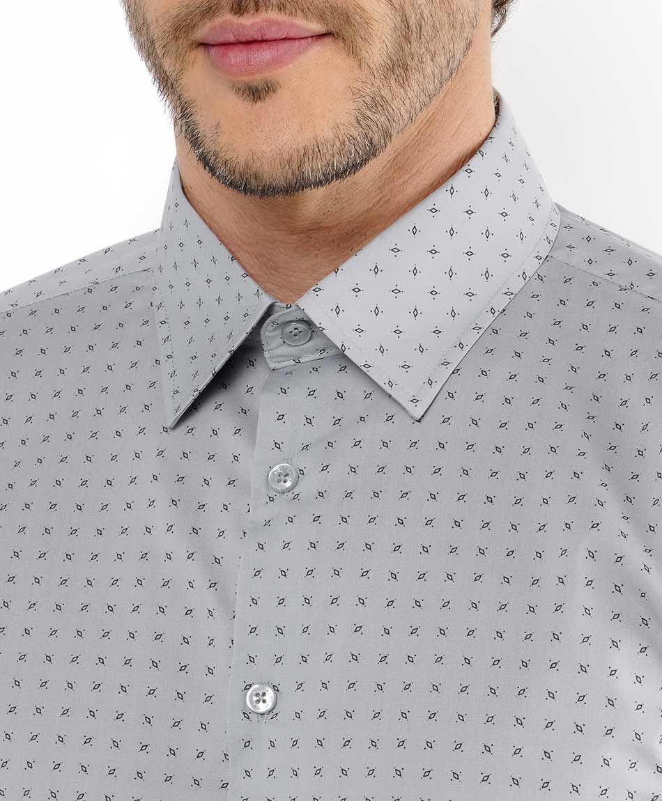 Camisa hombre formal dise&ntilde;o cuadros