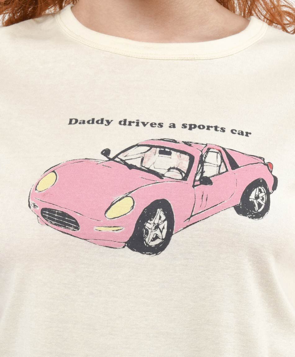 Remera mujer estampado auto