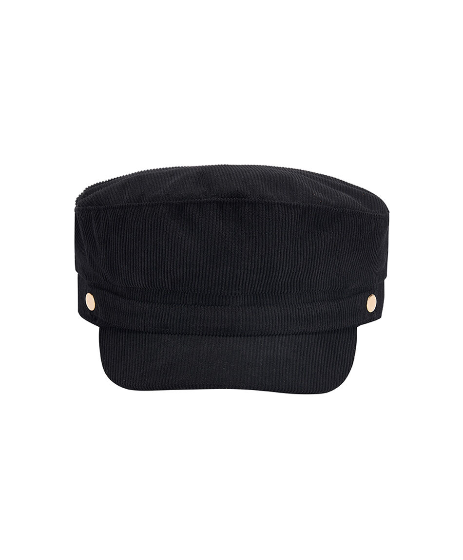 Boina mujer dise&ntilde;o cotel&eacute; negro