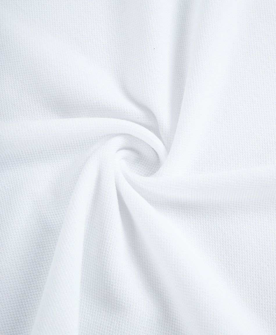 Remera hombre cuello polo blanca
