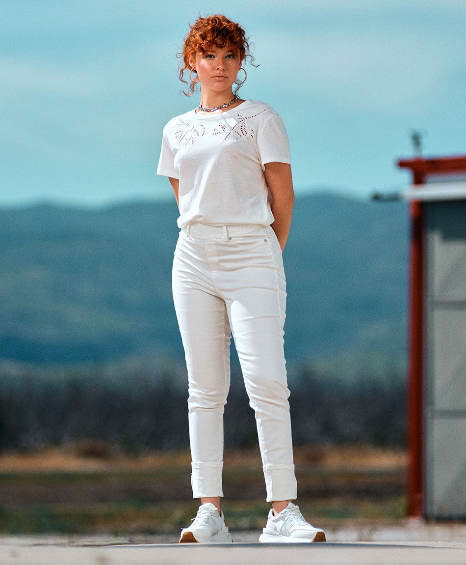 Jeans mujer estilo leggins skinny fit