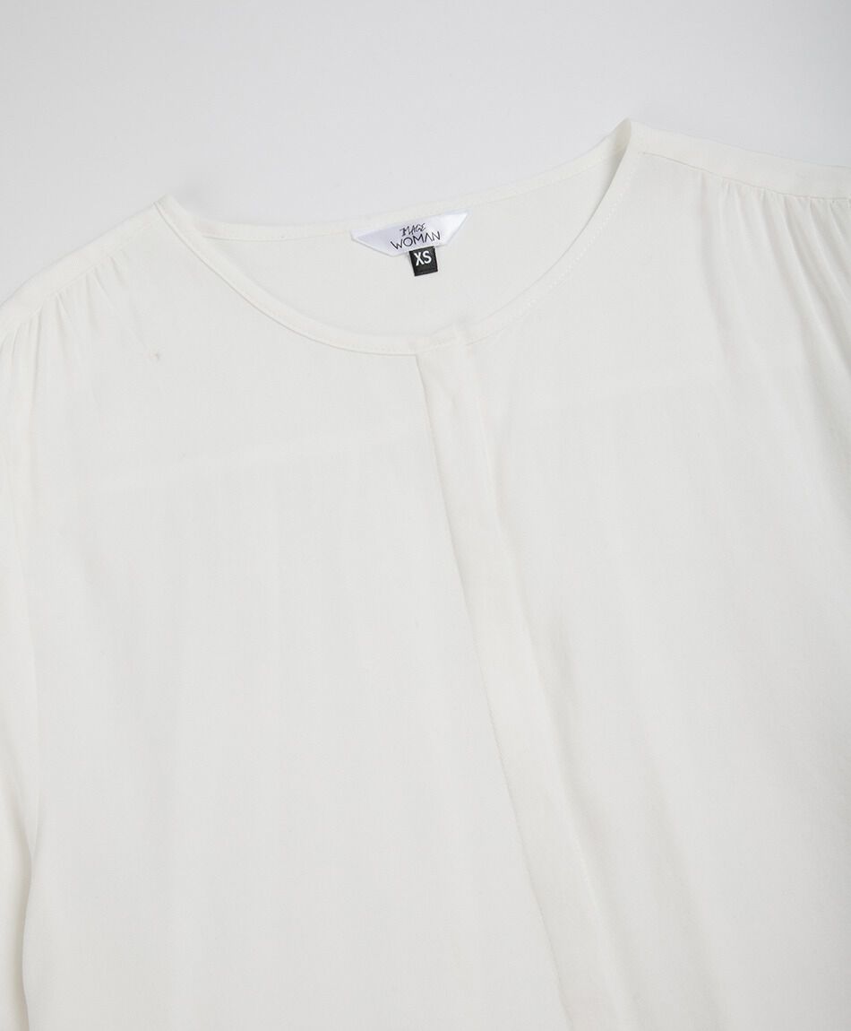 Camisa mujer manga globo