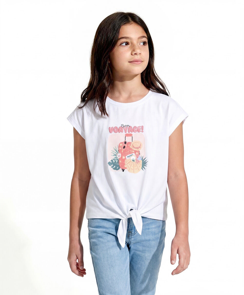 Remera ni&ntilde;a viaje lazo