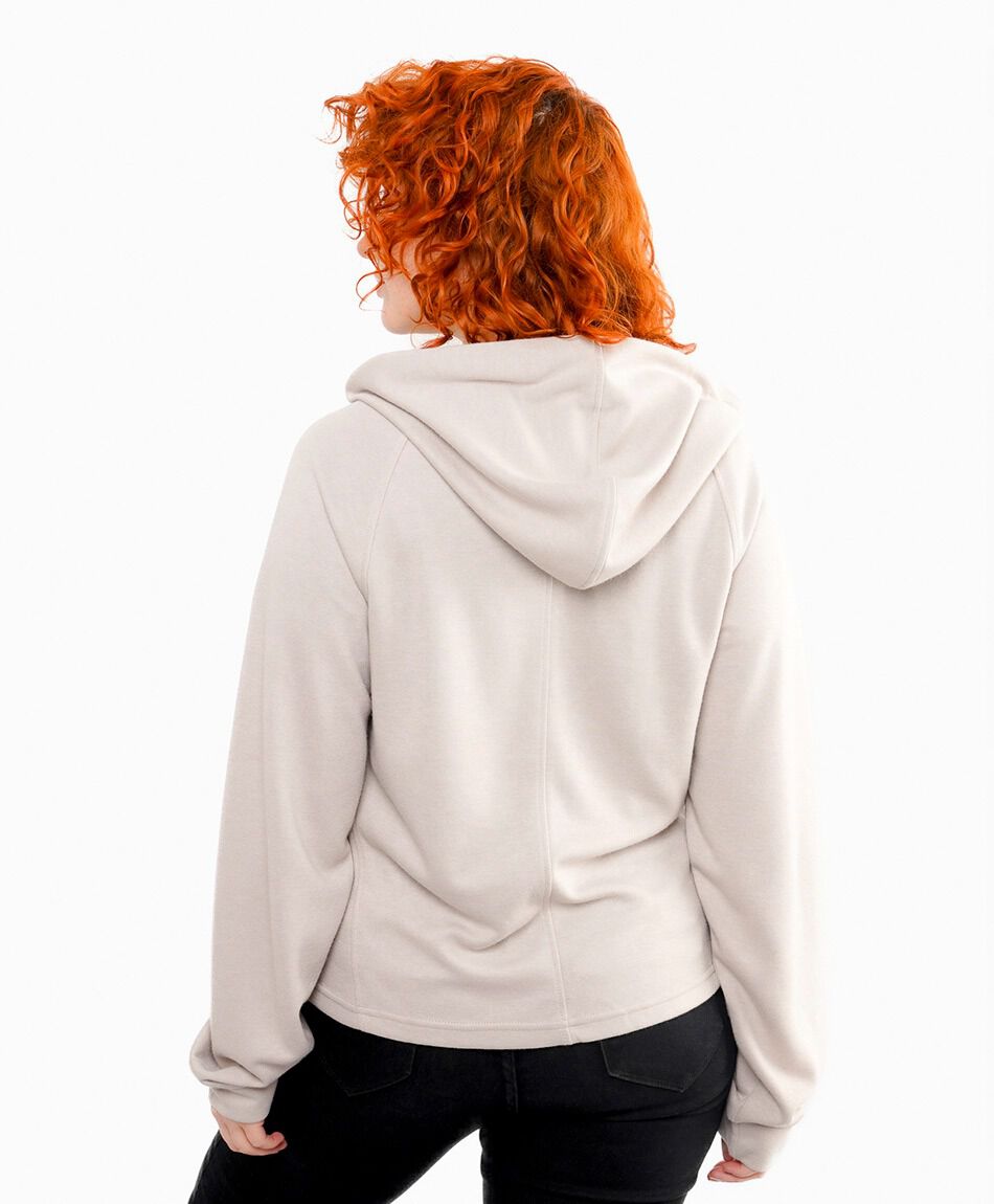 Buzo mujer liso grey