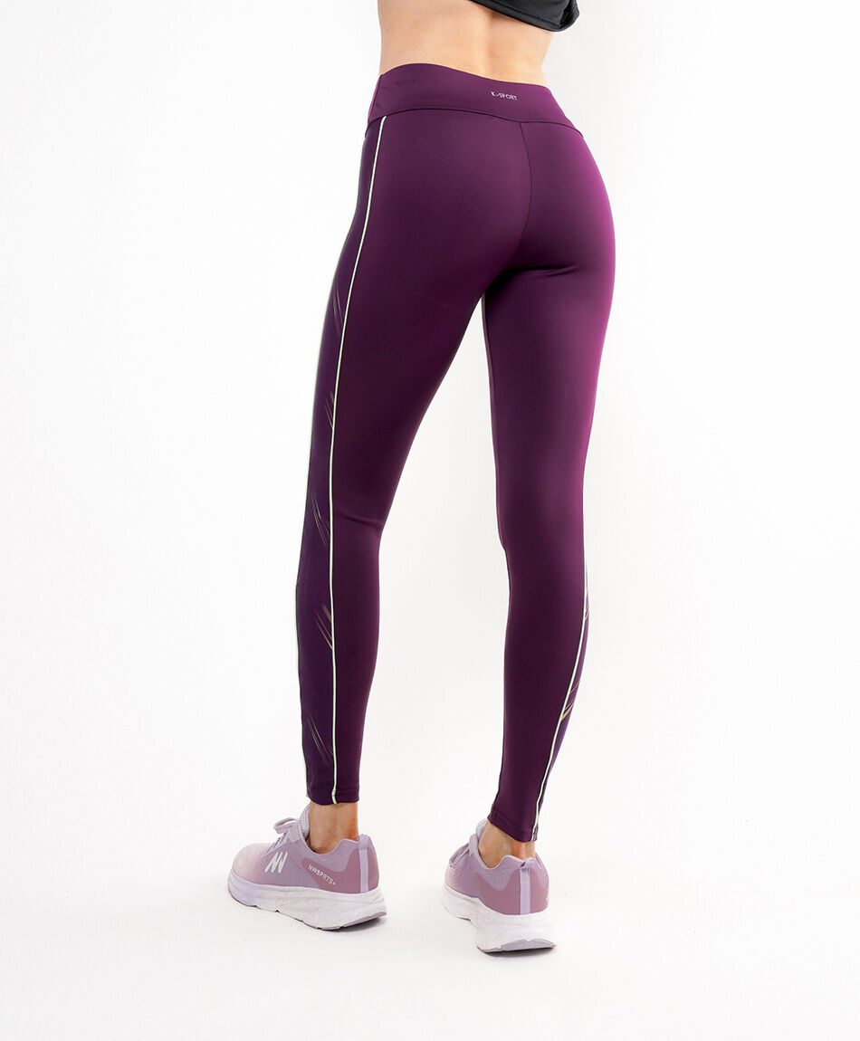 Calza deportiva mujer dise&ntilde;o doble l&iacute;nea