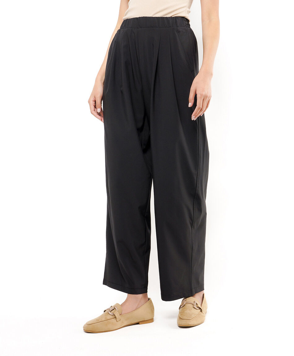 Pantal&oacute;n mujer dise&ntilde;o recto tiro alto