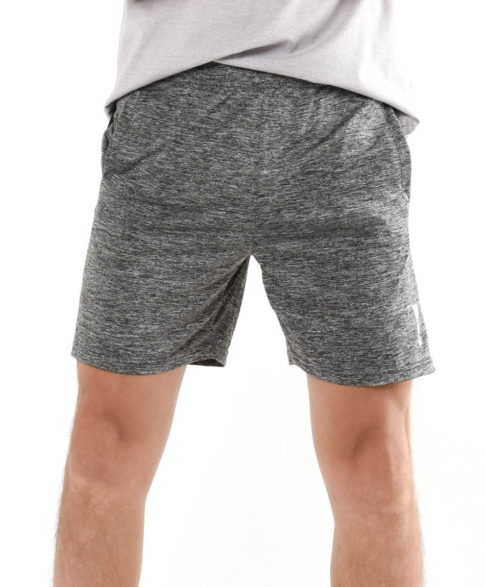 Short deportivo hombre gris jaspeado