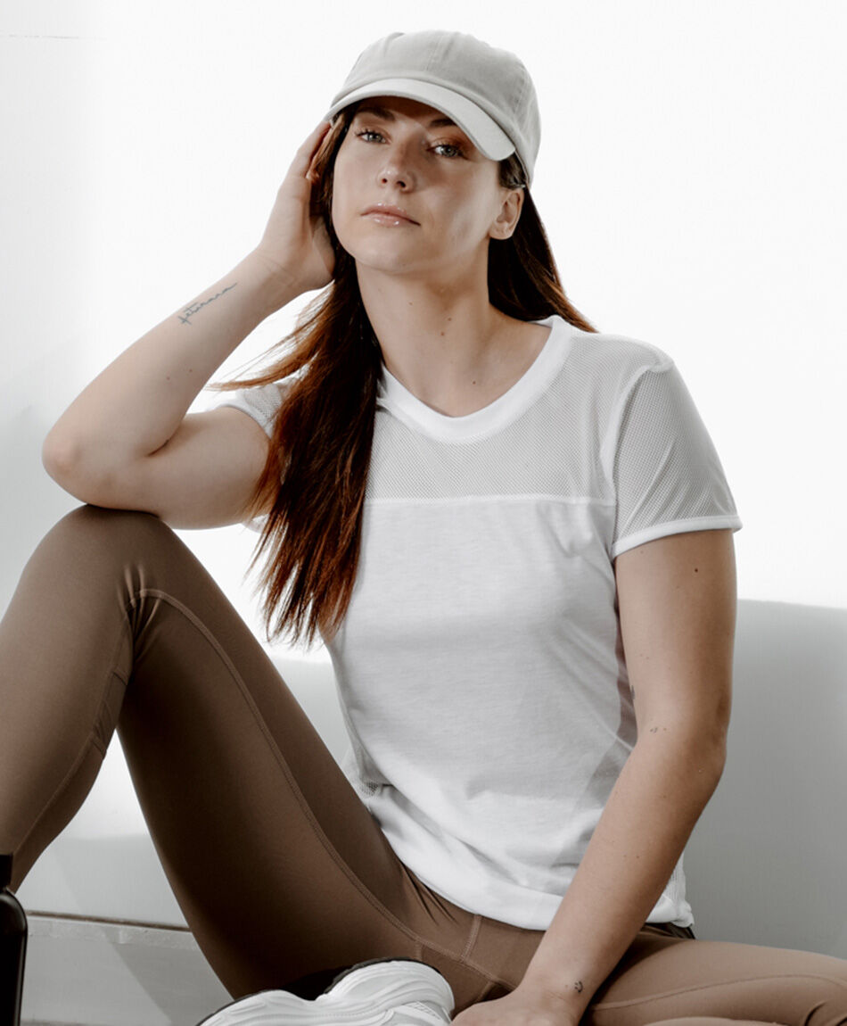 Remera deportiva mujer mesh