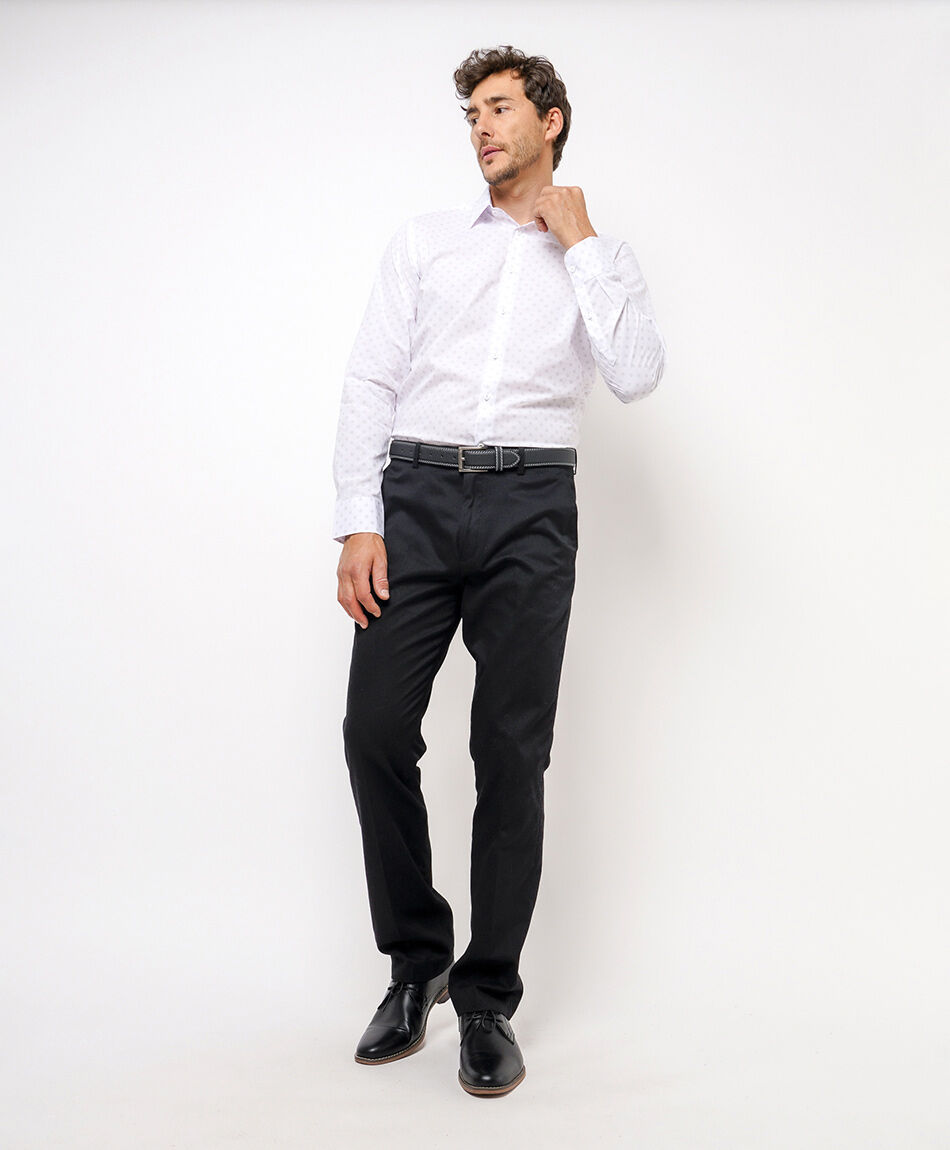 Camisa hombre formal dise&ntilde;o estampado