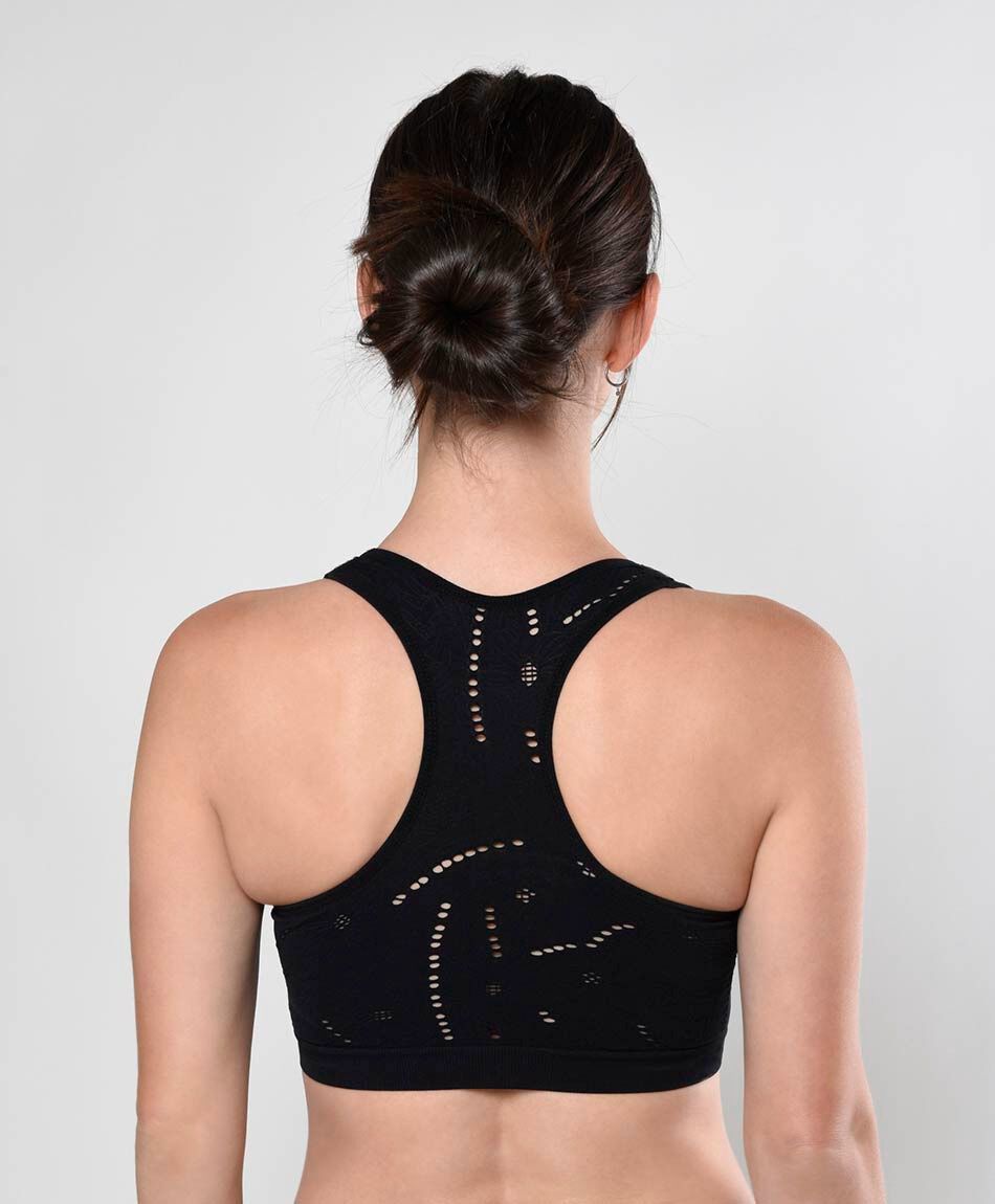 Top mujer seamless calado