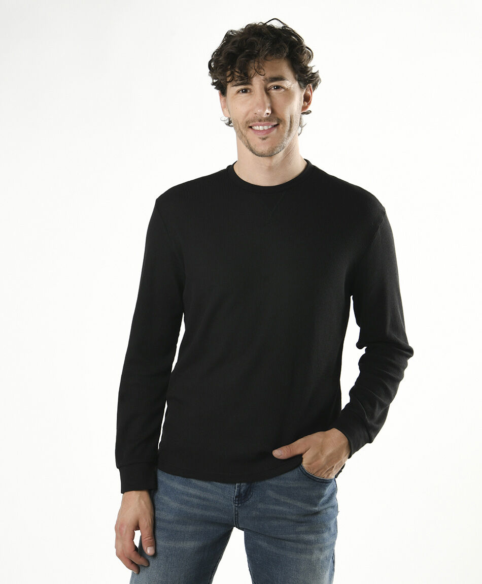 Remera hombre texturizada