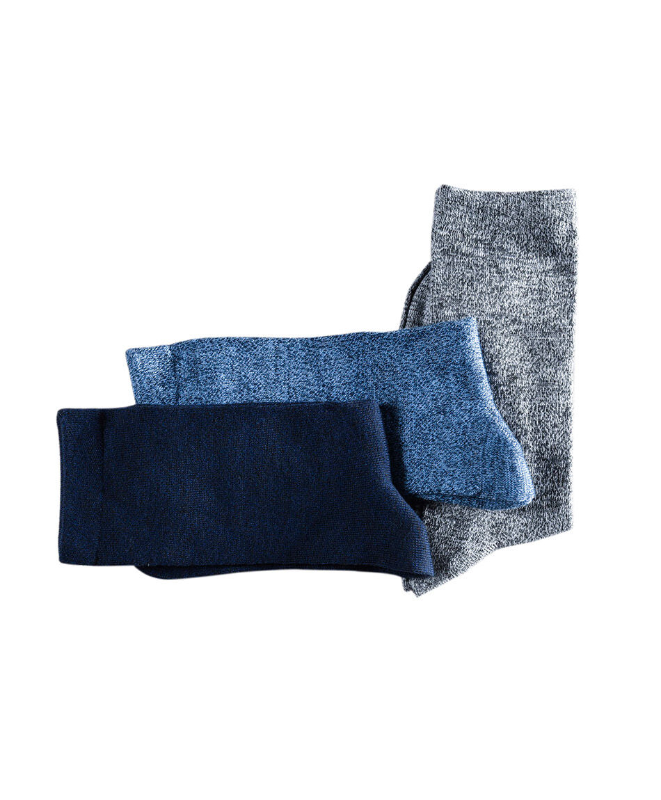 Pack 3 medias&nbsp;hombre lisos