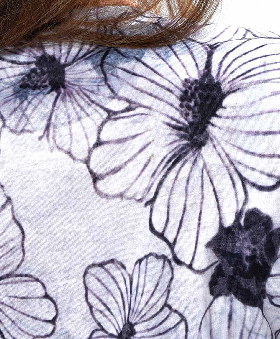 Polera amapola strass