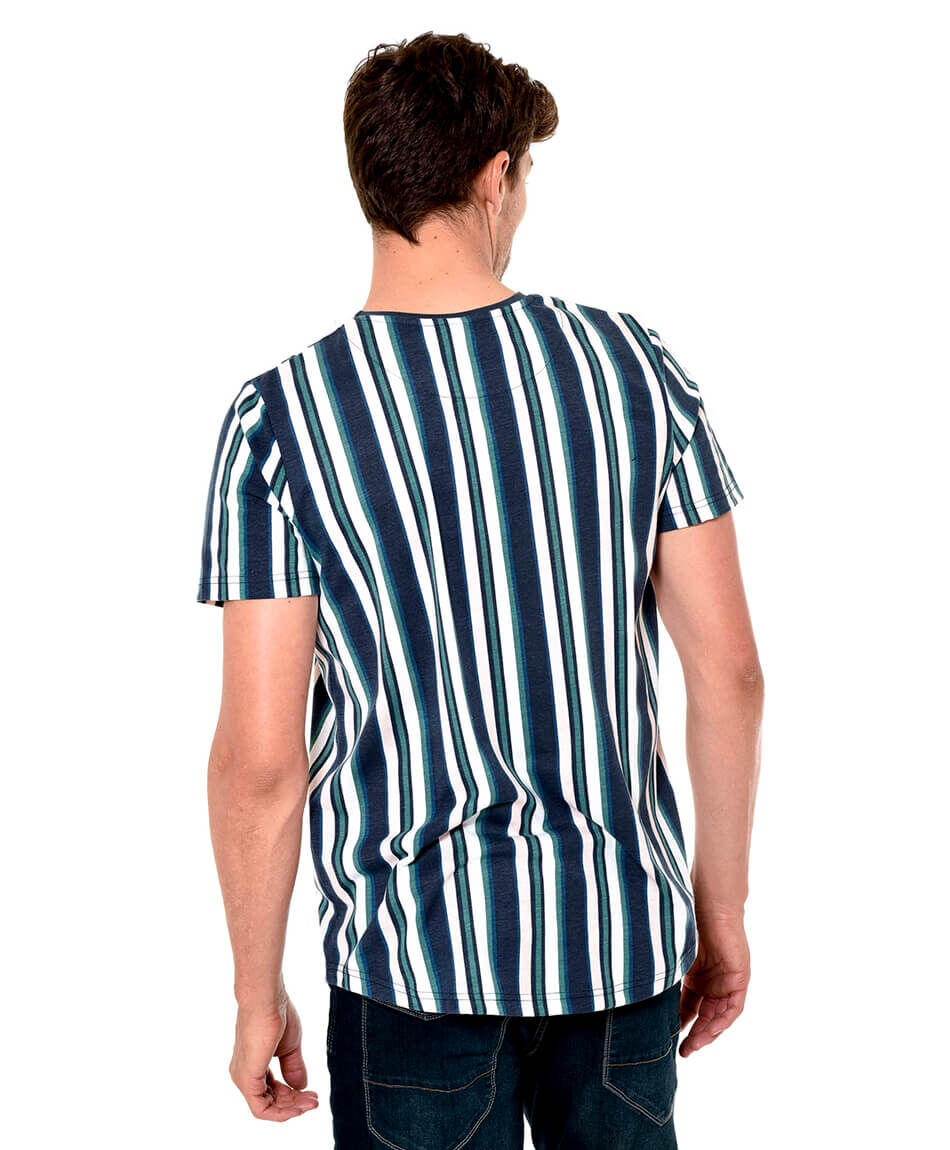 Polera retro rayas